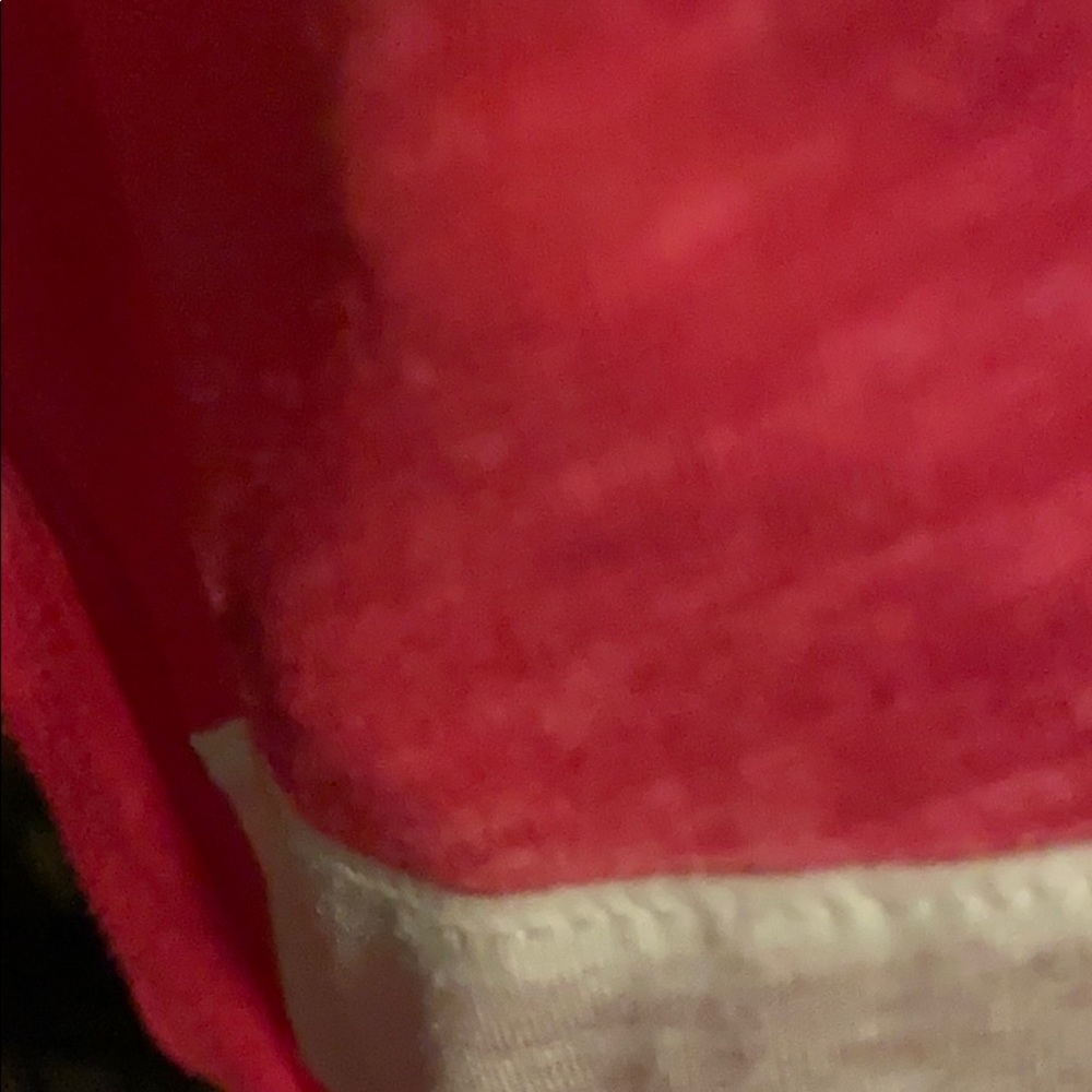 Pink short sleeve top with two white stripes - Picture 4 of 4